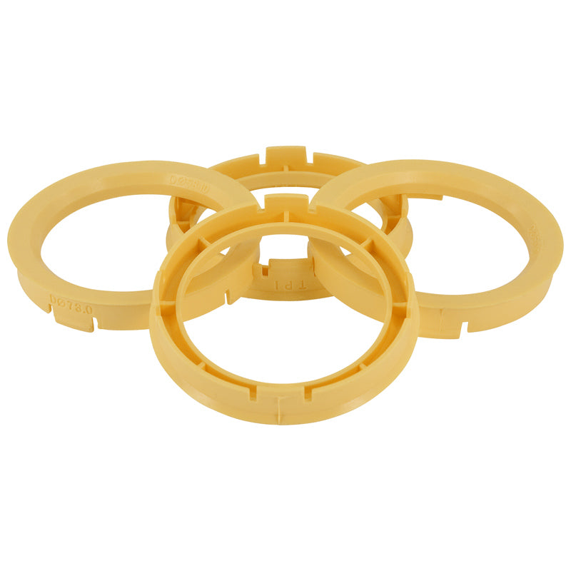 TPI, Centreringsringe, 70.1->54.1mm - Yellow