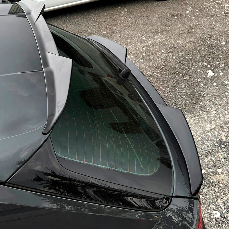 AutoStyle, Bagspoiler, Blank sort, passer til Audi A4 (B9) Avant Facelift (2019-2024)