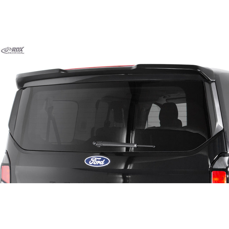 RDX, Tagspoiler, PU-Rim, passer til Ford Transit Custom / Tourneo Custom (2023-) & Volkswagen Transporter / Caravelle T7 (2024-) (med bagklap)