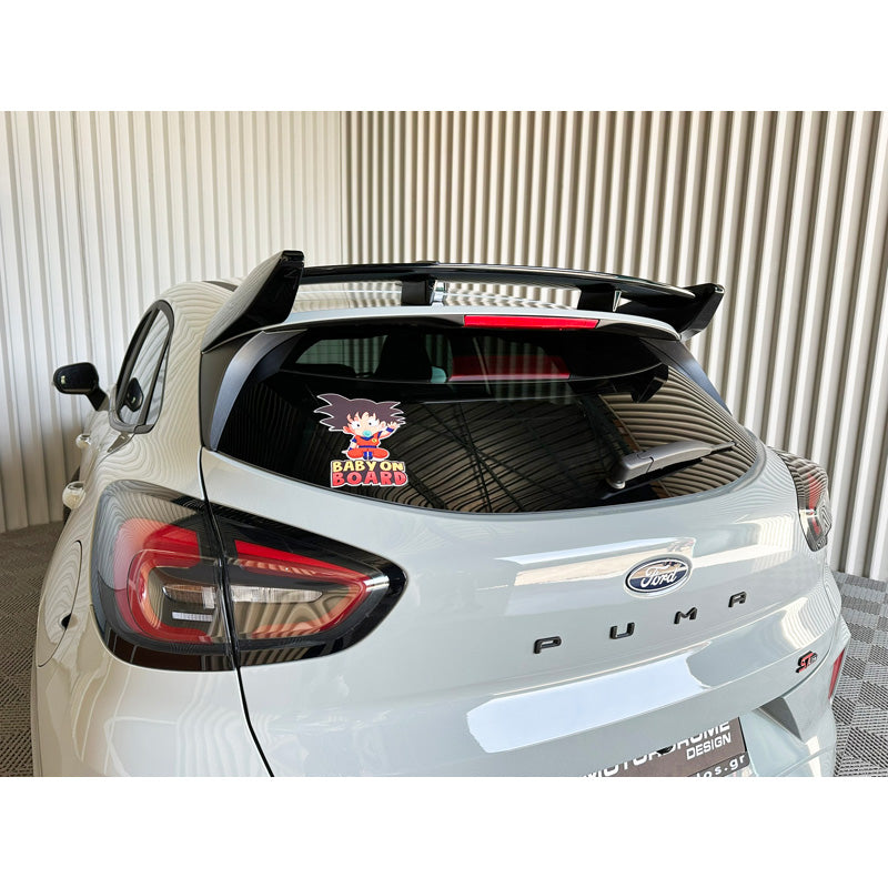 Motordrome, Tagspoiler, Ubehandlet plast, Passer til Ford Puma 2019-2024 inkl. ST-Line