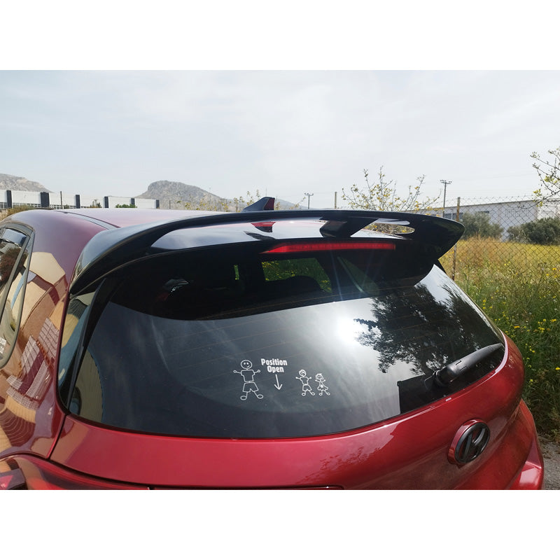 Motordrome, Tagspoiler, Polyurethan, passer til Hyundai i30 III Hatchback (PDE) (2016-), inkl. N-Line