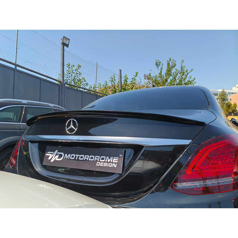 Motordrome, Bagspoiler, PU, passer til Mercedes C-Class W205 Sedan (2014-2021)