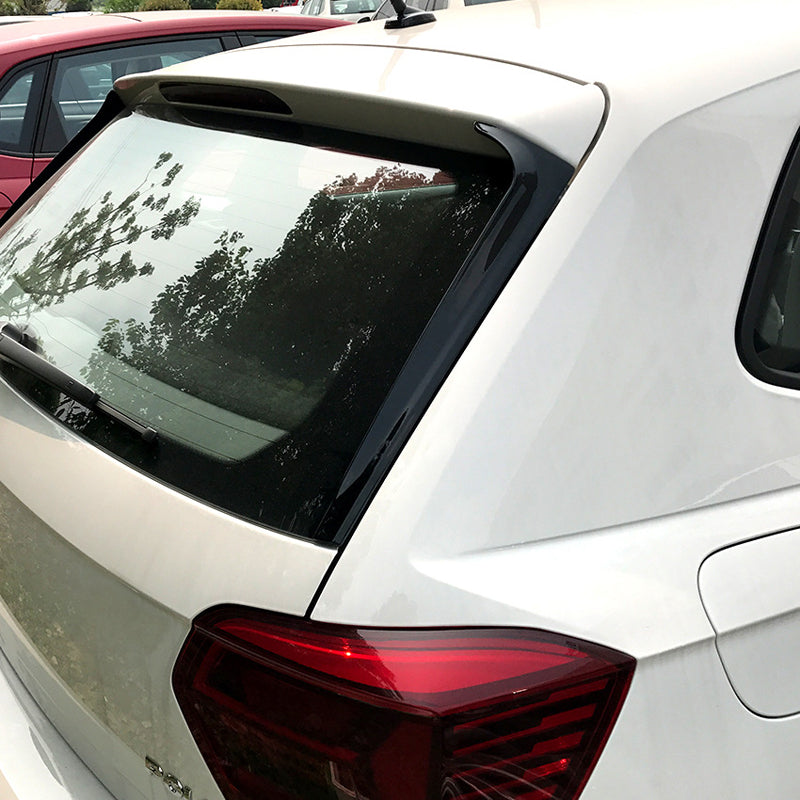 AutoStyle, Bagvindues side spoilere, Glanssort ABS, Passer til Volkswagen Polo (AW1) 2017-, Sporty design