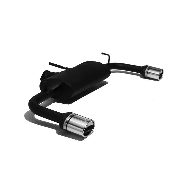 Ulter Sport, Dobbelt Sportudstødning, E-Mark godkendt, Passer til Mitsubishi Lancer VIII HB/Sedan 1.5i 80kW/1.8i 105kW (2007-2012), 120x80 mm