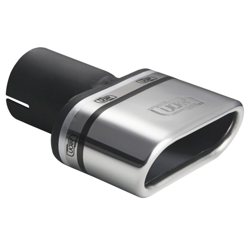 Ulter Sport, Rørhale - Oval 110x45mm Slanted - Length 80mm - Installation ->50mm - Inox