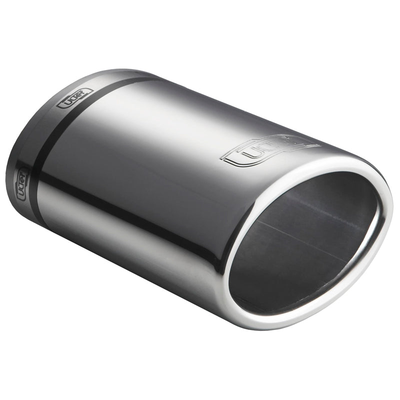 Ulter Sport, Endrohr - Oval 95x65mm - Länge 120mm - Montage 40-55mm - Edelstahl, Inox